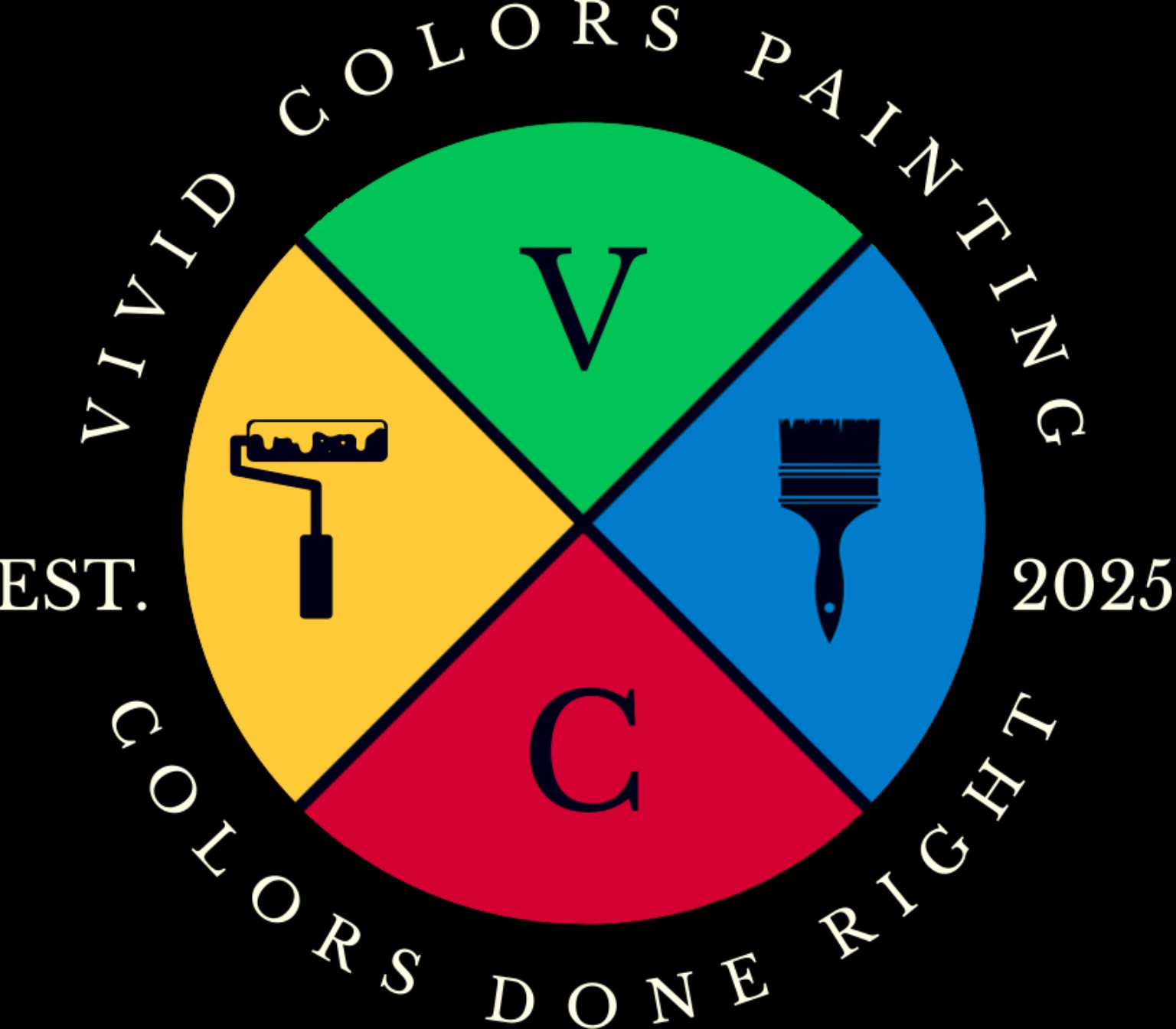 Vivid Colors Painting Logo